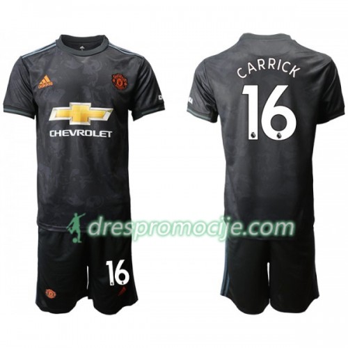 Manchester United Dres CARRICK 16 Dječji Treći 2019/20 Kratkih Rukava Manchester United Dres CARRICK 16 Dječji Treći 2019/20 Kratkih Rukava